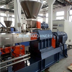 PE / PP Wood Composit Plastic Granulating Machine With Parallel Twin Screw Extruder