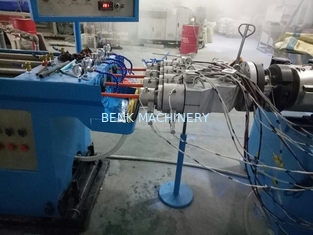 PVC Electrical Conduit Pipe Making Machine With Twin Screw Extruder