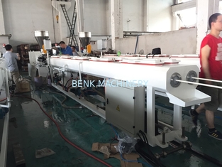 Single Outlet Double Screw PVC Pipe Extruder Machine For Electric Conduit Pipe