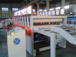 Solid WPC PVC Foam Board Extrusion Line Flame Retardant Stable Output High Precision