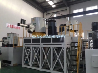 Customized ABB Inverter Plastic PVC Mixer Machine 400kg - 500kg Output