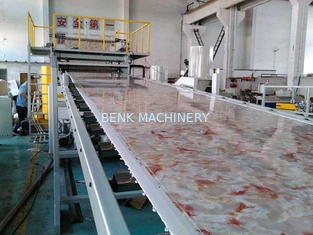 1220mm X 2440mm PVC Marble Sheet Production Line , PVC Marble Board Machine