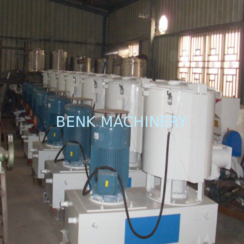 Low Noise Plastic Raw Material Pvc Mixer Machine 430 / 860rpm High Revolving Speed