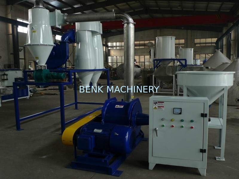 Plastic PVC Recycling Pulverizer Machine For Powder , Plastic Pulveriser Machine