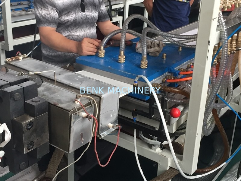 Power Saving PVC Ceiling Panel Extrusion Machine , PVC Profile Production Line
