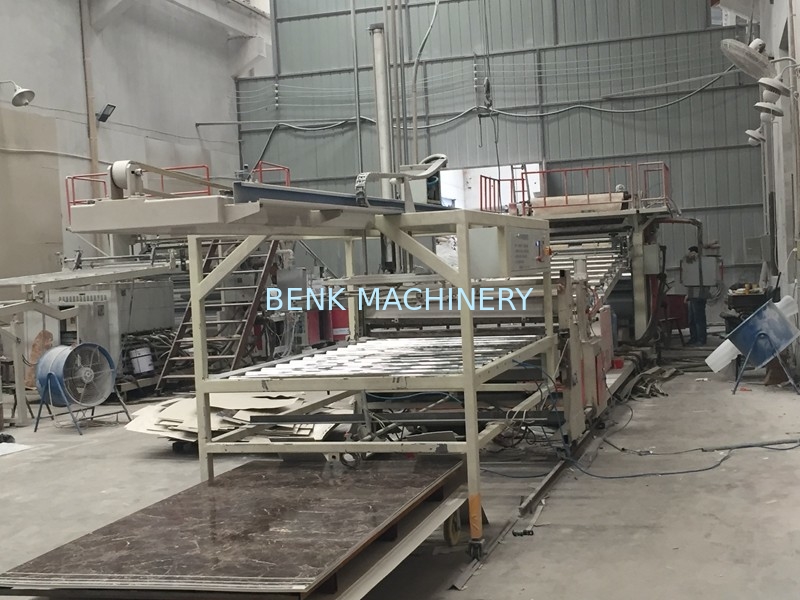 High Output PVC Marble Sheet Production Line , PVC Sheet Manufacturing Machine